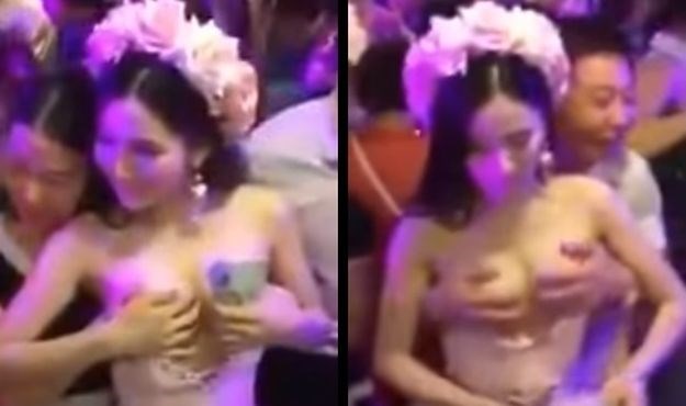 VIDEO Bizaran običaj iz Tajlanda: Svi gosti mladu diraju po grudima za sreću