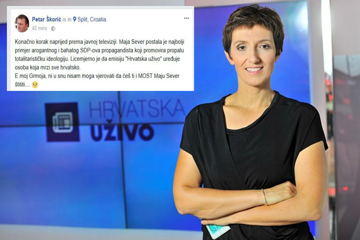 HDZ-ovac likuje nad ukidanjem Hrvatske uživo: "Maja Sever mrzi sve hrvatsko"