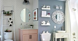 Dekor za solerice: Kako urediti malu žensku kupaonicu