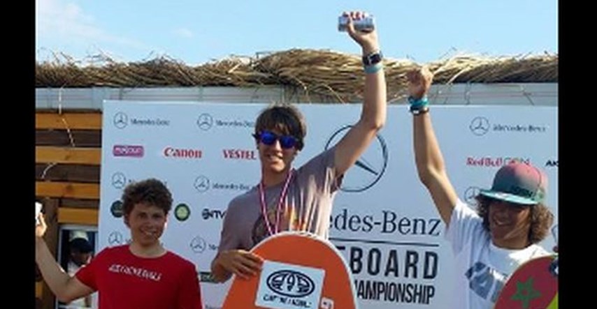 15-godišnji Martin Dolenc prvak svijeta u kitesurfingu