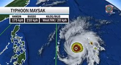Pet mrtvih u super-tajfunu Maysak u Tihom oceanu, filipinska vojska u stanju pripravnosti