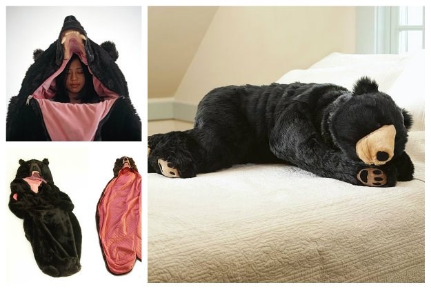 Raskošna medvjeđa vreća za spavanje pobrinut će se da nitko ne remeti tvoj zimski san