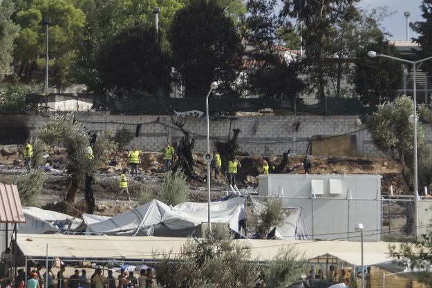 Nasilan prosvjed nezadovoljnih migranata u kampu na Lezbosu
