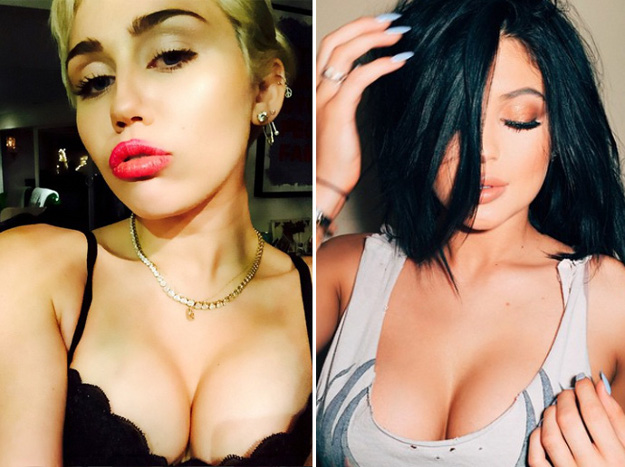 Nakon usana, Kylie crta i dekolte, a izruguje joj se čak i Miley Cyrus!