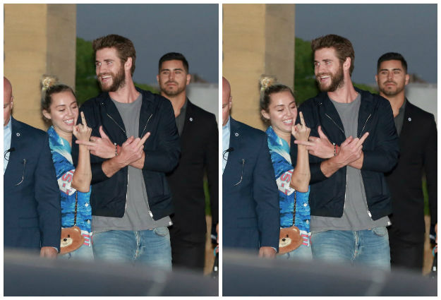 Liam i Miley zabavljali se na romantičnom spoju pokazujući srednji prst paparazzima