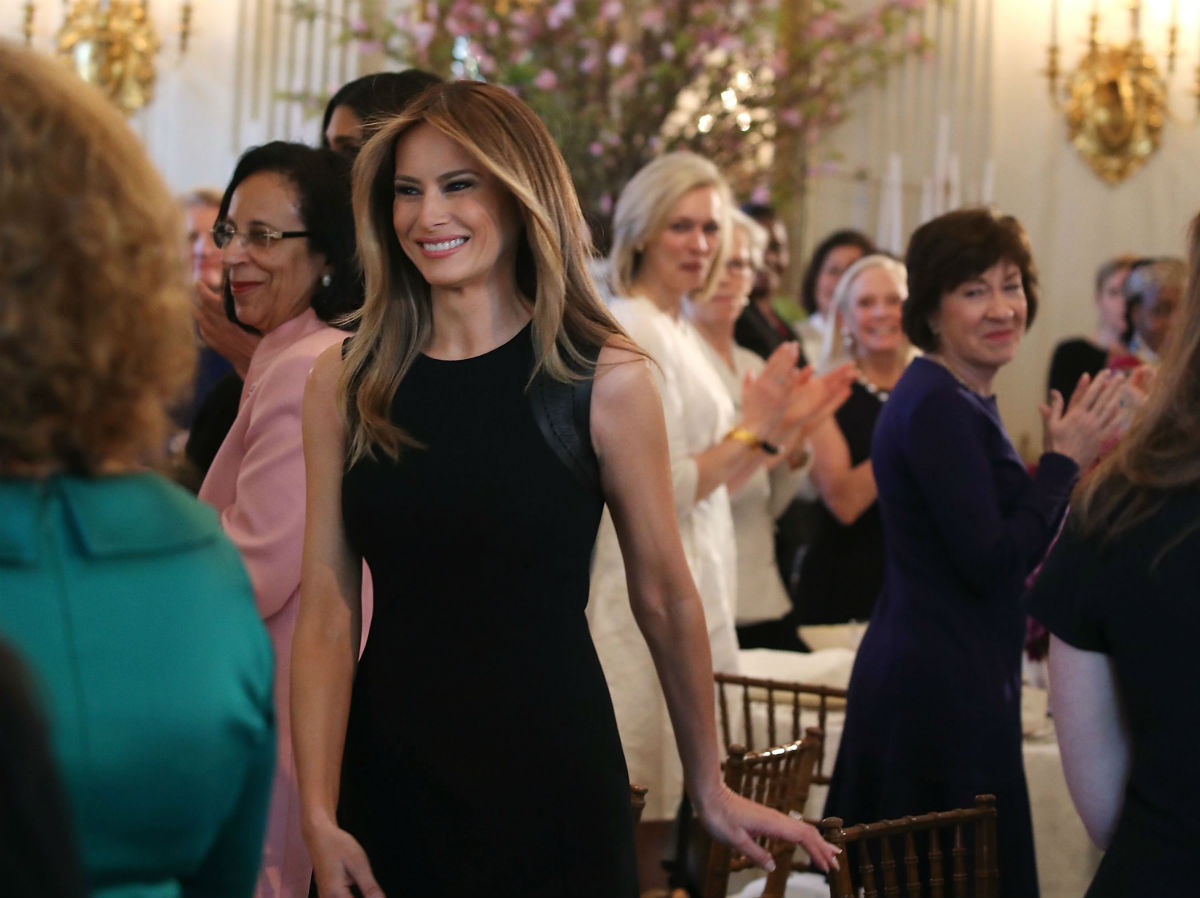 Ponovno oduševila: Mala crna haljina na Melanijin način