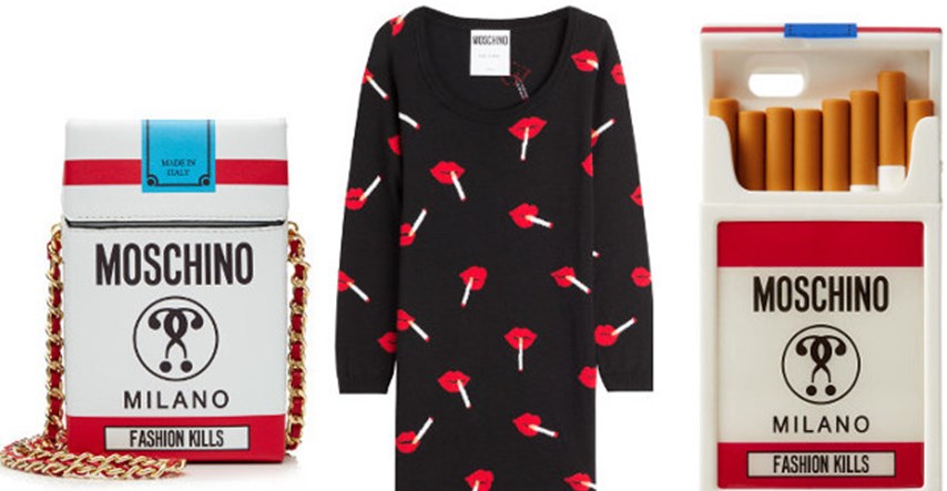 "Moda ubija": Nova kolekcija branda Moschino inspirirana je cigaretama