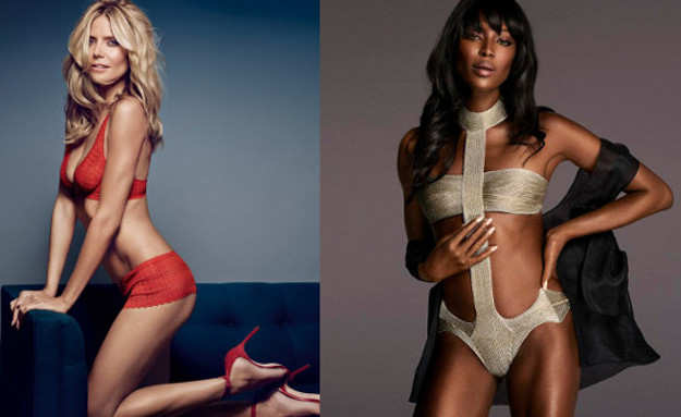 Tjedan supermodela: Heidi i Naomi snimile sexy editorijale u donjem rublju