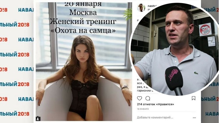 Navaljni tvrdi da je otkrio tajnu vezu između Putina i Trumpa - i to na Instagramu ruske prostitutke