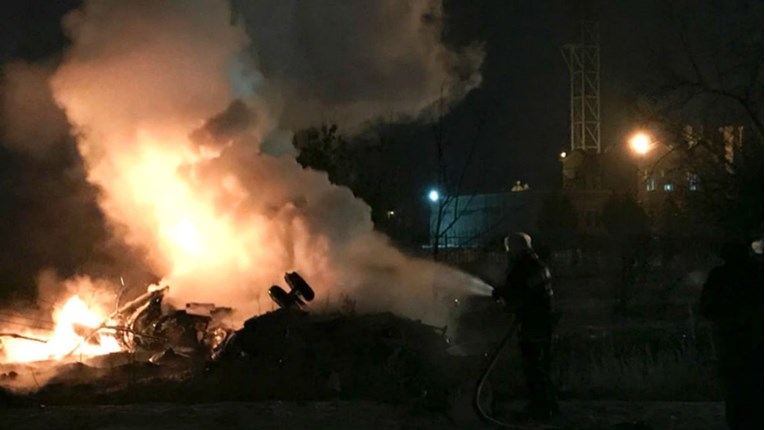 U Ukrajini helikopter udario u televizijski toranj, četvero mrtvih