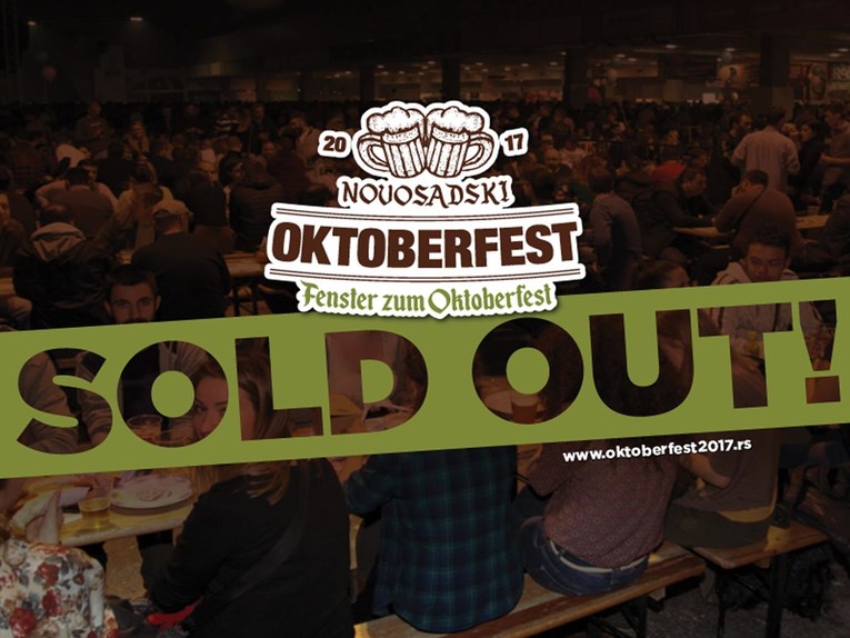 Prodane sve večernje ulaznice za "Novosadski Oktoberfest", ostalo nešto mjesta za sjedenje!