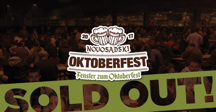 Prodane sve večernje ulaznice za "Novosadski Oktoberfest", ostalo nešto mjesta za sjedenje!