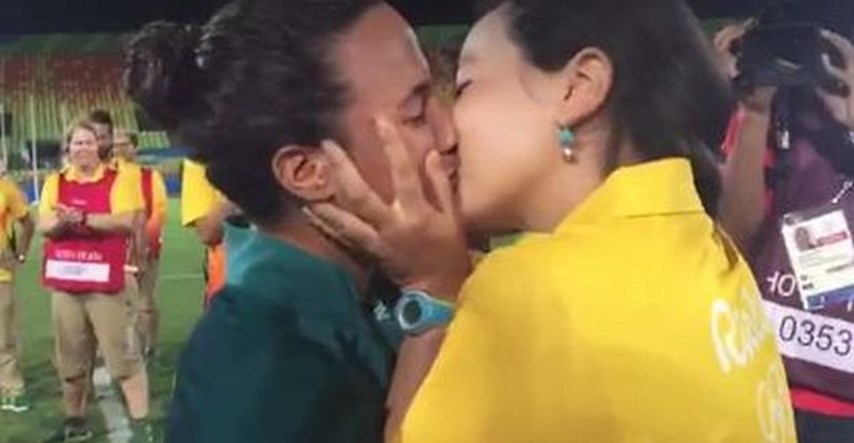 VIDEO Olimpijku nakon utakmice u Riju zaprosila dugogodišnja djevojka: "Ljubav uvijek pobjeđuje"
