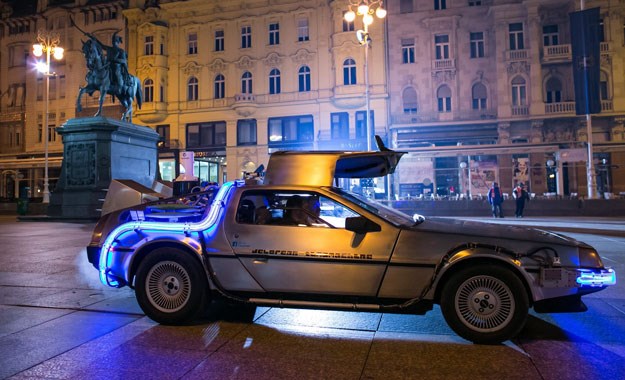 Delorean iz Povratka u budućnost stigao u centar Zagreba