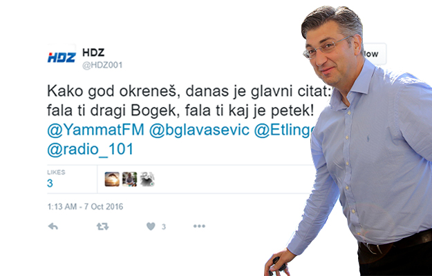 HDZ na Twitteru: "Joj, fala ti Bogek..."