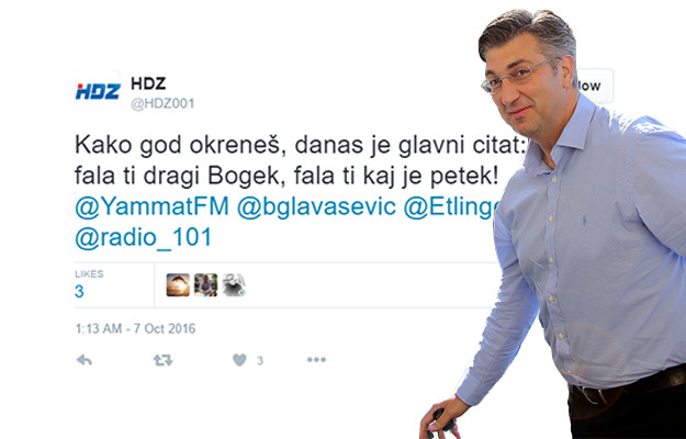 HDZ na Twitteru: "Joj, fala ti Bogek..."