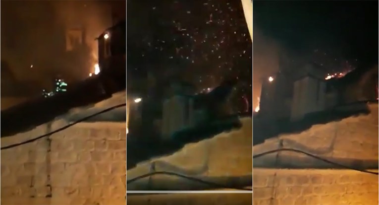 VIDEO U Trogiru vatrogasci četiri i pol sata gasili požar u potkrovlju