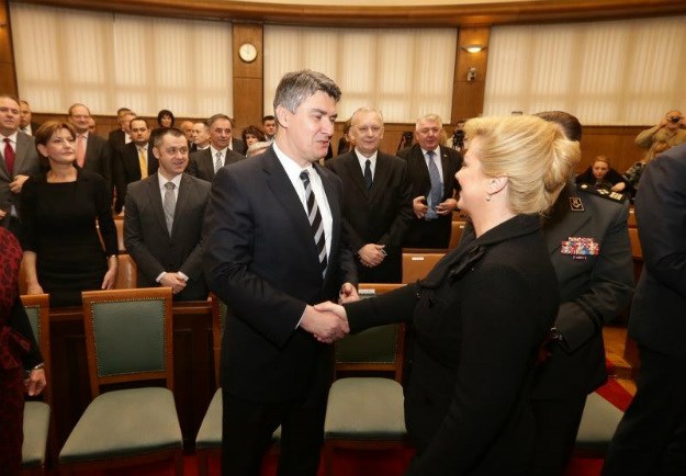 Prva zajednička fotografija: Milanović i Kolinda veseli na obilježavanju obljetnice ulaska u NATO