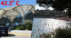 PADALI REKORDI Jučer u Splitu izmjerena treća najviša temperatura ikad u Hrvatskoj