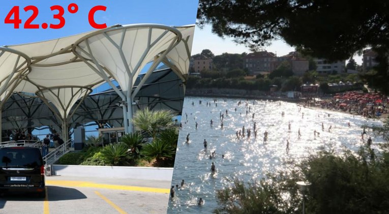 PADALI REKORDI Jučer u Splitu izmjerena treća najviša temperatura ikad u Hrvatskoj