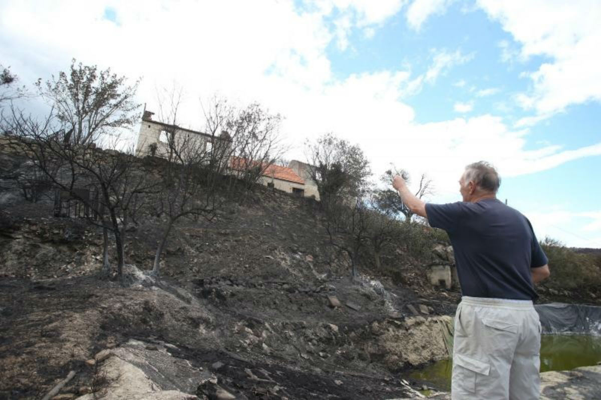 DAN POSLIJE Pogledajte posljedice strašnog požara kod Trogira