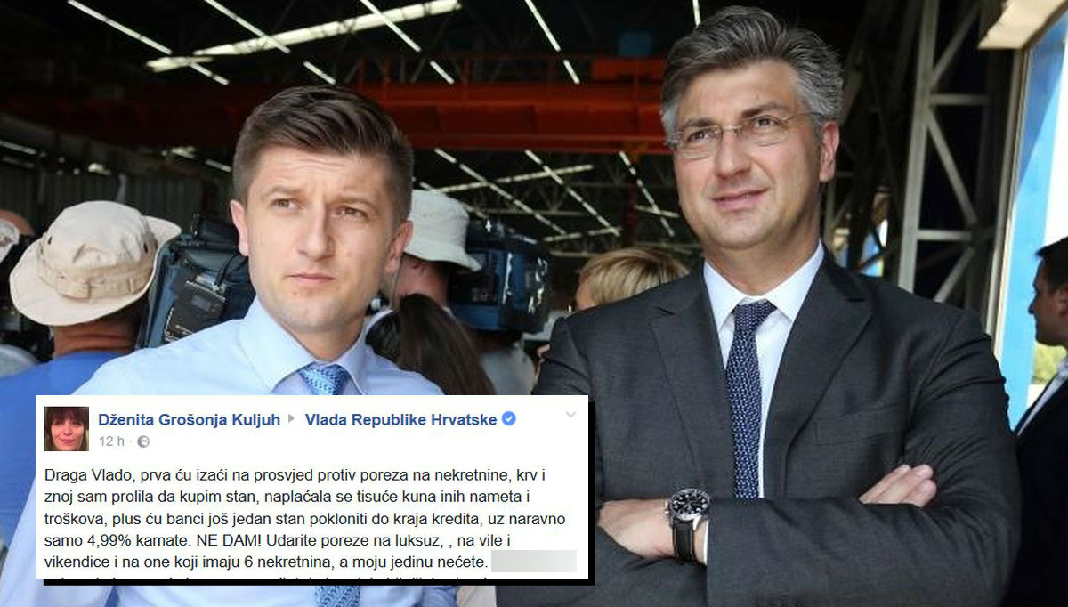 Dubrovčanka žestoko popljuvala vladu: "Porez na nekretnine? NE DAM!"