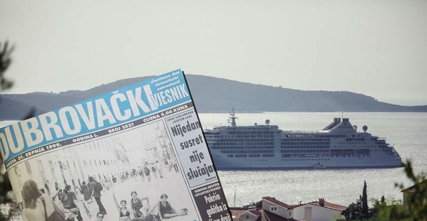 Kako se o kruzerima u Dubrovniku pisalo 1999. godine: "Ti gosti su velika blagodat za Grad"