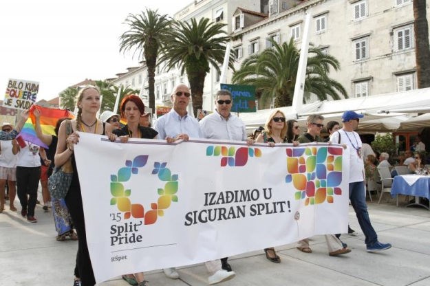 Održan peti Split Pride: Baldasar na čelu povorke, sudionika nikad manje
