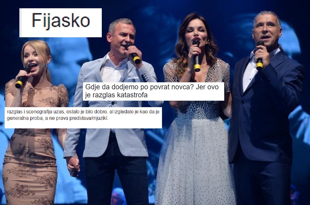 FOTO Severinina "Naša bila štorija" doživjela fijasko u Zagrebu: "Gdje da dođemo po povrat novca?"