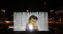 FOTO Ovako to izgleda kad se na Bandićevim fontanama ukaže Nikola Tesla