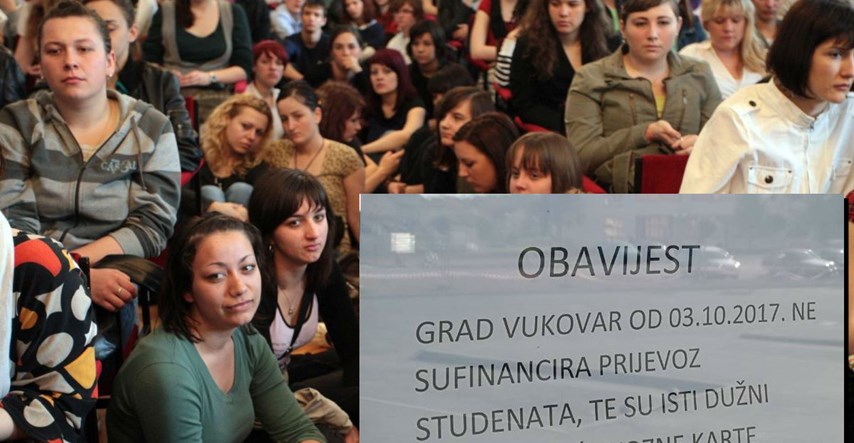 Vukovar studentima ukinuo besplatan prijevoz, studenti najavili prosvjed