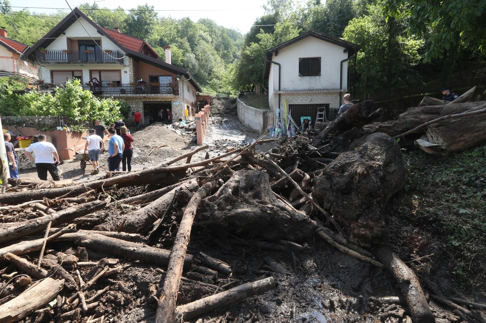 VIDEO Pogledajte kako dan nakon strašnog nevremena izgleda ovo mjesto pored Zaprešića