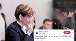 SDP odgovara Martini Dalić putem društvenih mreža: "Todorića je stvorio HDZ"