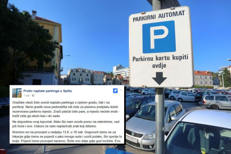 NAJAVLJEN PROSVJED Promet će u Splitu biti blokiran zbog naplate parkinga
