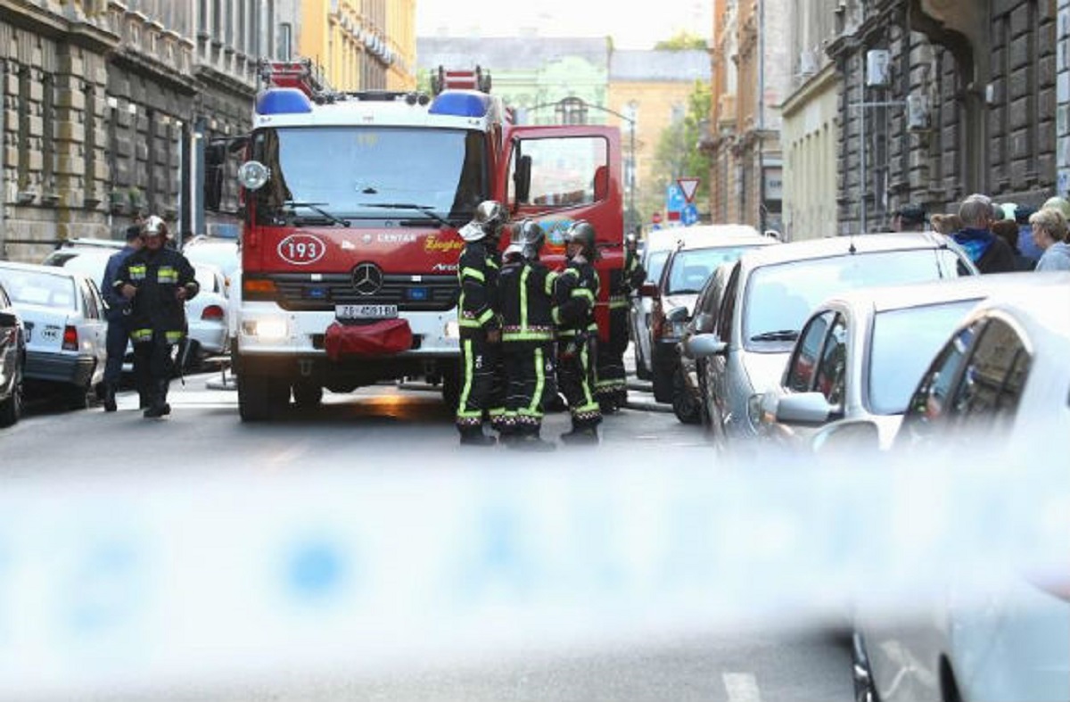 FOTO Izbio požar u centru Zagreba, jedna osoba završila u bolnici, dvije lakše ozlijeđene