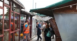Počelo uklanjanje objekata na Branimirovoj tržnici, ugostitelji u pomoć pozvali Živi zid