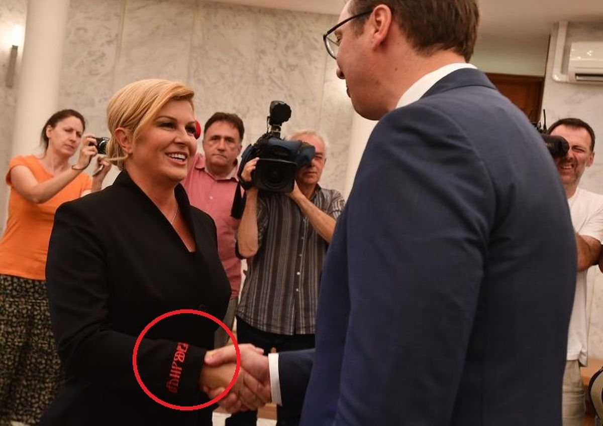 FOTO Kolinda Vučiću došla s porukom na glagoljici, evo što mu je poručila