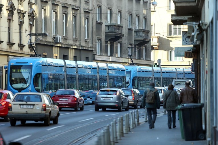 Zastoj u tramvajskom prometu u Zagrebu