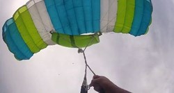VIDEO Jeziva snimka: Padobranac snimio vlastiti pad bez glavnog padobrana