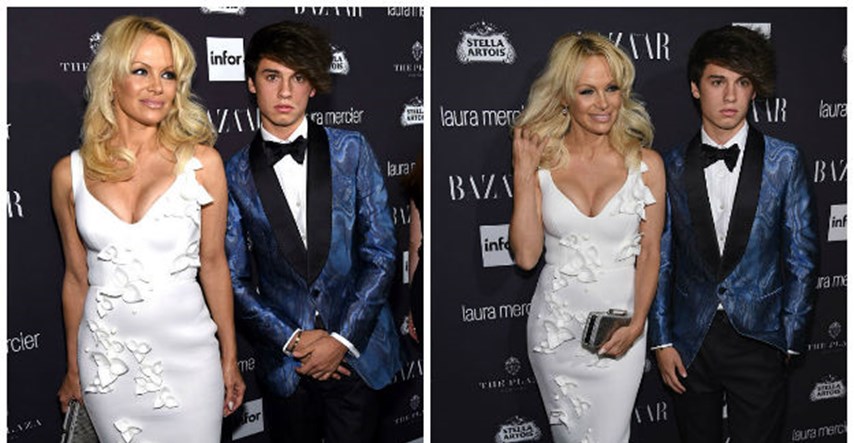 Ukrao svu pažnju: Pamela Anderson na crveni tepih povela zgodnog sina Dylana