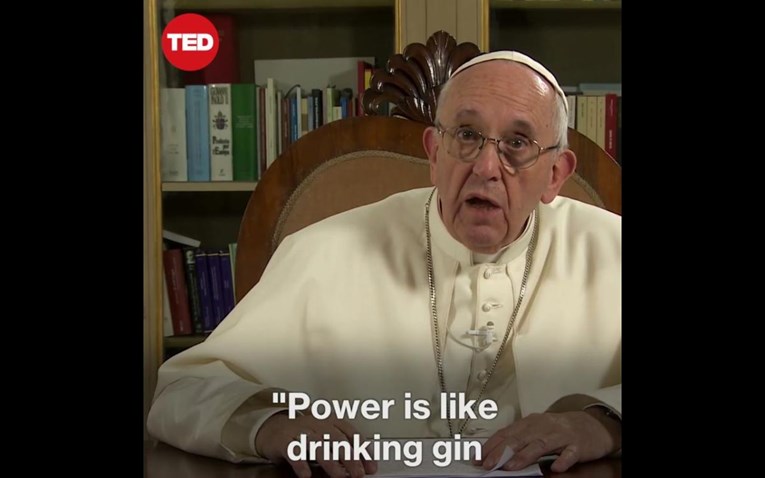 VIDEO Papa Franjo održao govor na TED-u: "Moć je kao džin na prazan želudac"