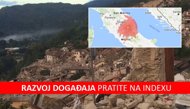 JAK POTRES U ITALIJI Najmanje 120 mrtvih, roditelji i djeca pod ruševinama, Amatrice potpuno uništen