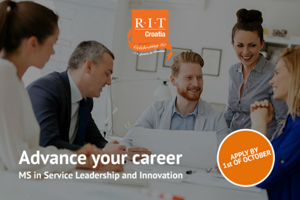 RIT Croatia dodjeljuje stipendije za prestižni američki MS studij Service Leadership and Innovation