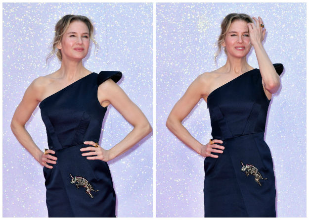 Neprepoznatljiva Renee Zellweger sinoć je bila glavna zvijezda premijere trećeg filma o Bridget Jones