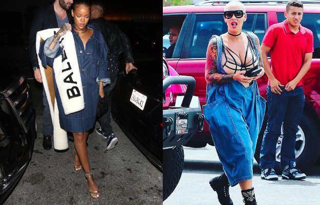 Rihanna i Amber Rose demonstriraju: Kako nositi i kako ne nositi oversized traper komade