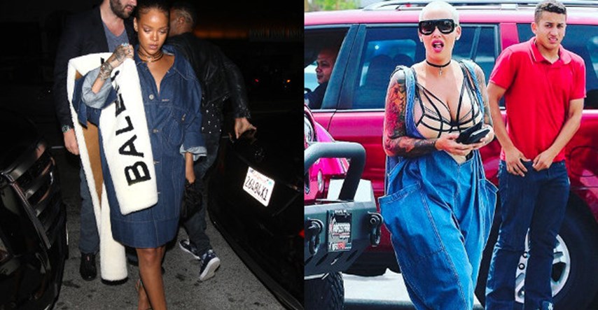 Rihanna i Amber Rose demonstriraju: Kako nositi i kako ne nositi oversized traper komade