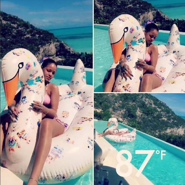 Rihanna ima najljepšeg labuda za kupanje