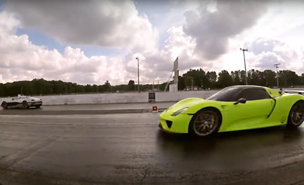 Video: Rimac Concept_One vs Porsche 918 Spyder