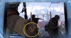 TV prilog navodno prikazuje ruske marince unutar aerodroma u Donjecku