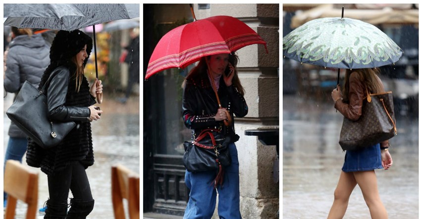 Moda ispod kišobrana: Zagrepčanke okupirale i kišnu špicu